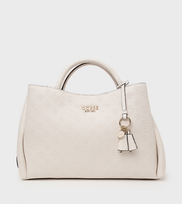 PHOEBE GIRLFRIEND Logo Debossed Handheld Bag