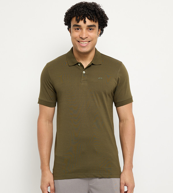 Solid Short Sleeves Polo T-Shirt