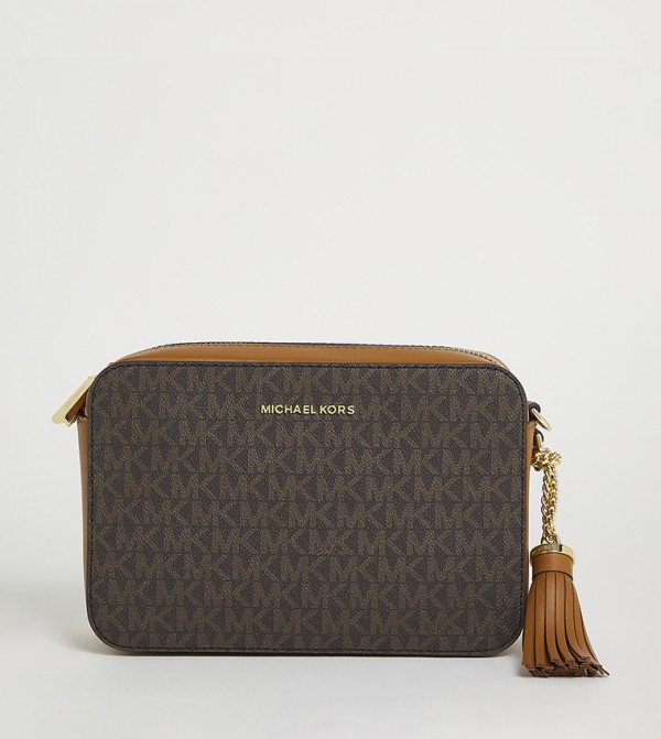 Monogram Patterned Camera Bag