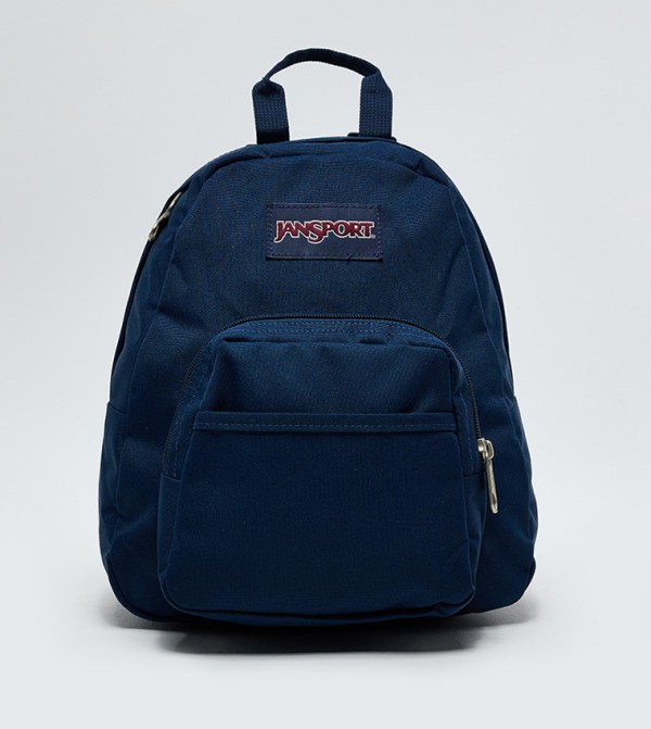 Label Detail Front Pocket Backpack