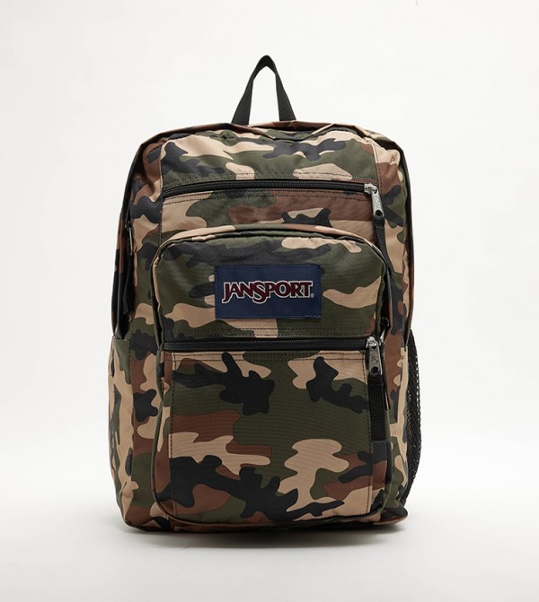 Jansport big student backpack hot sale camo