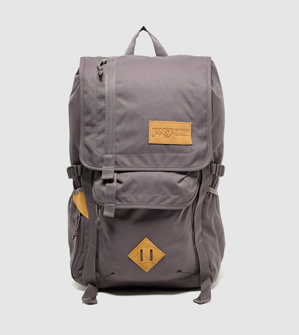 Label Detail Front Pocket Flap Backpack