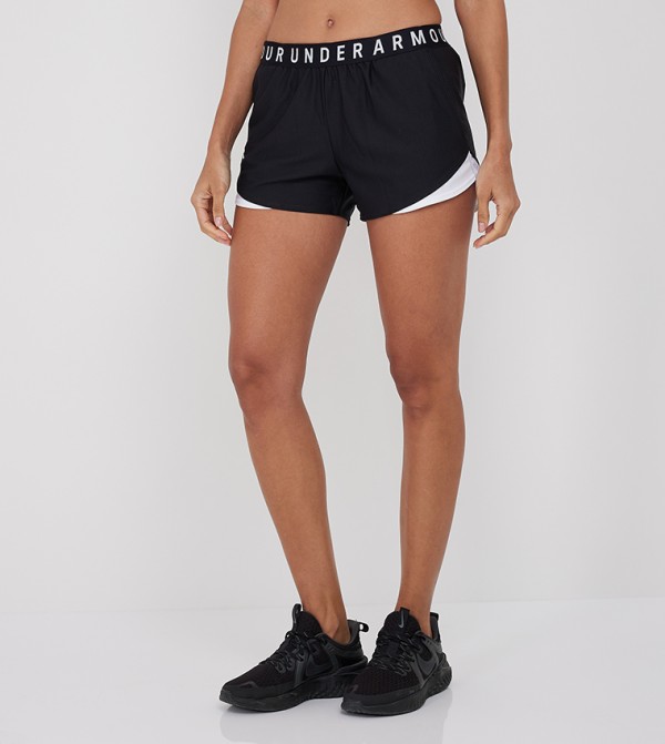 Printed Waistband Track Shorts