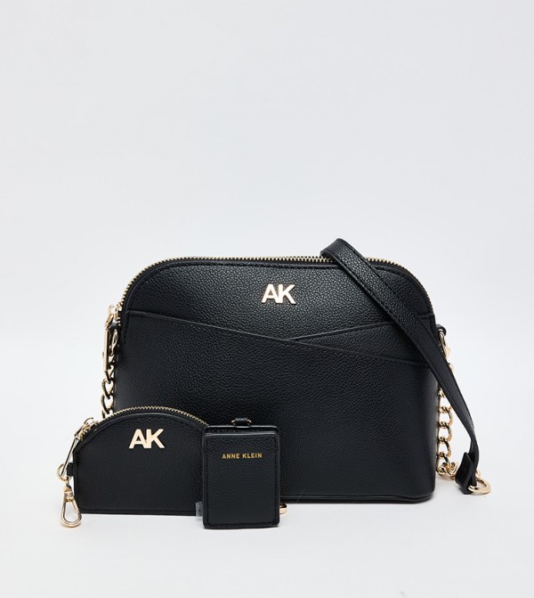 Textured Crossbody Bag Gift Set