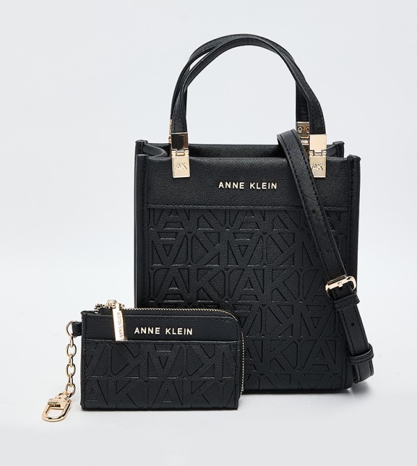 Monogram Patterned Mini Tote Bag Gift Set