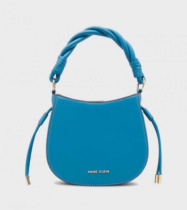 Logo Detail Twisted Strap Handheld Bag