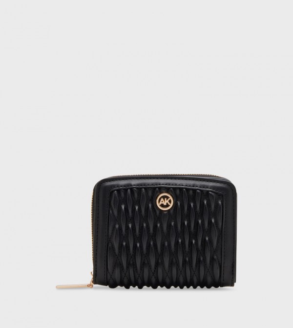 Quilted Zip Around Wallet