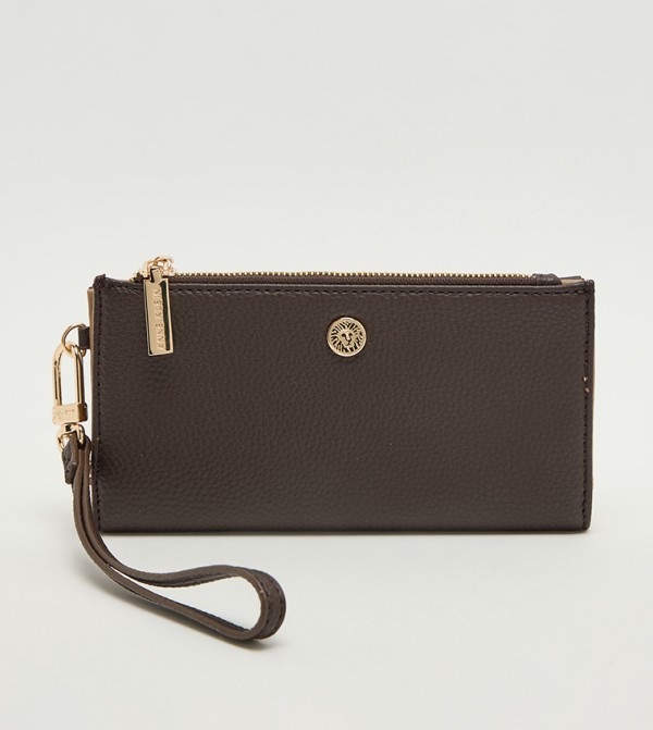 Textured Zippered Wallet