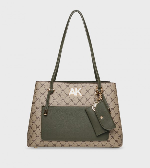 Monogram Patterned Shoulder Bag