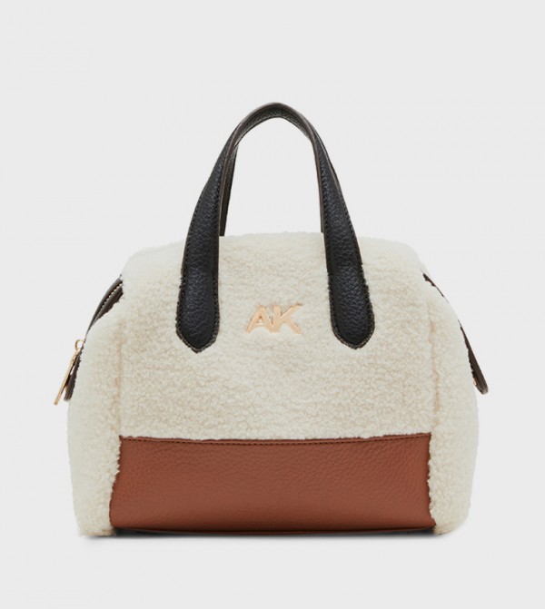 Plush Handheld Bag with Coin Pouch