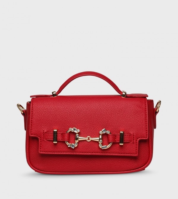 Accessory Detail Top Handle Bag