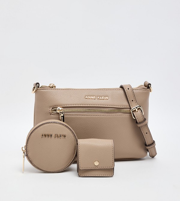 Textured Crossbody Bag Gift Set