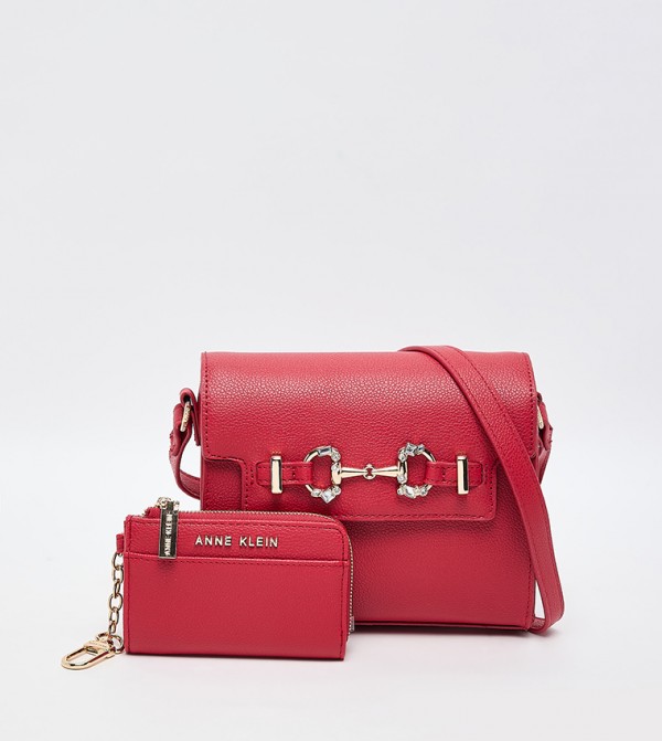 Accessory Detail Crossbody Bag Gift Set
