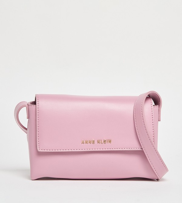 Logo Detail Flap Crossbody Bag