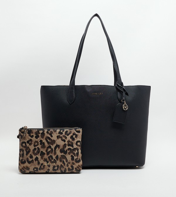 Textured Tote Bag Set