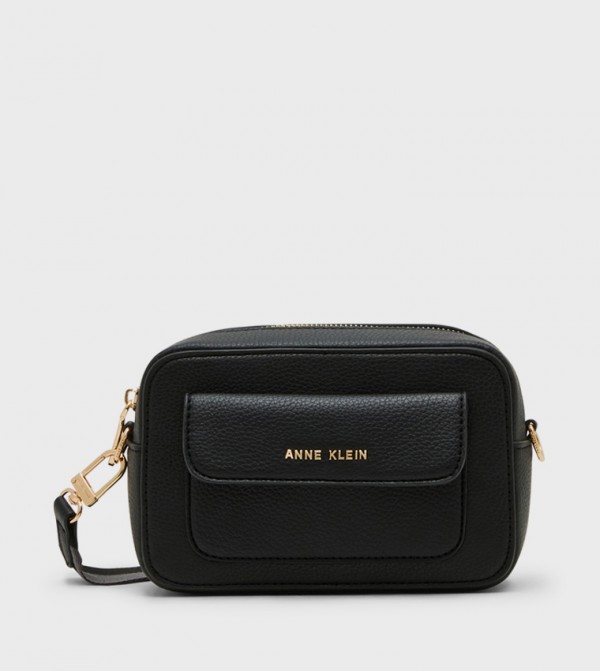 Textured Front Pocket Crossbody Bag