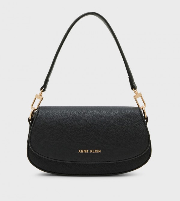 Textured Flap Shoulder Bag