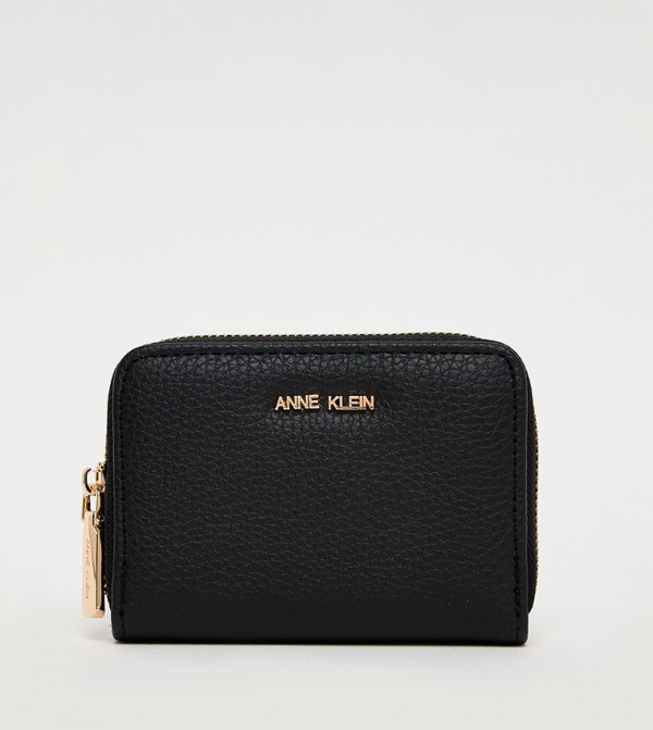 Logo Detail Zip-Around Wallet