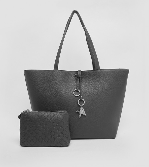 Textured Tote Bag Set