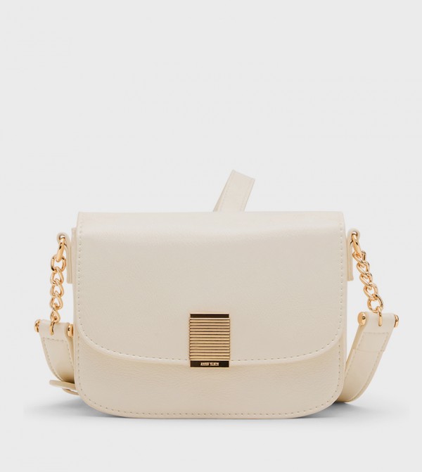 Glossy Flap Crossbody Bag