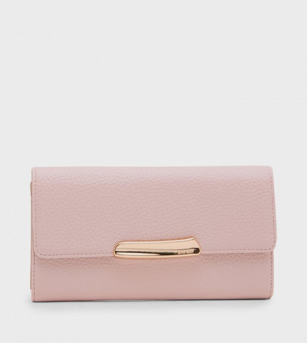 Textured Flap Wallet