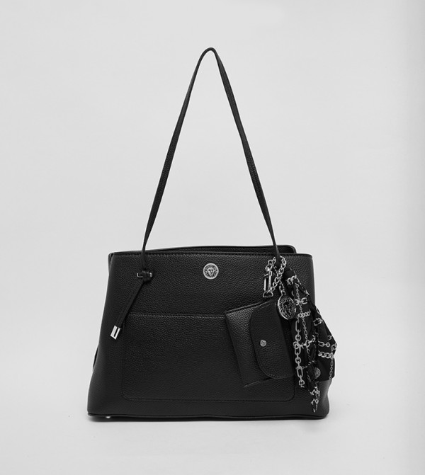 Scarf Detail Shoulder Bag