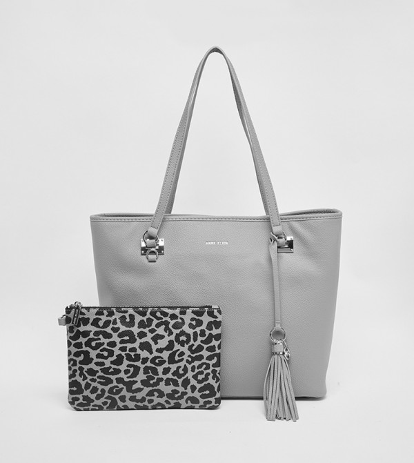 Textured Tote Bag Set