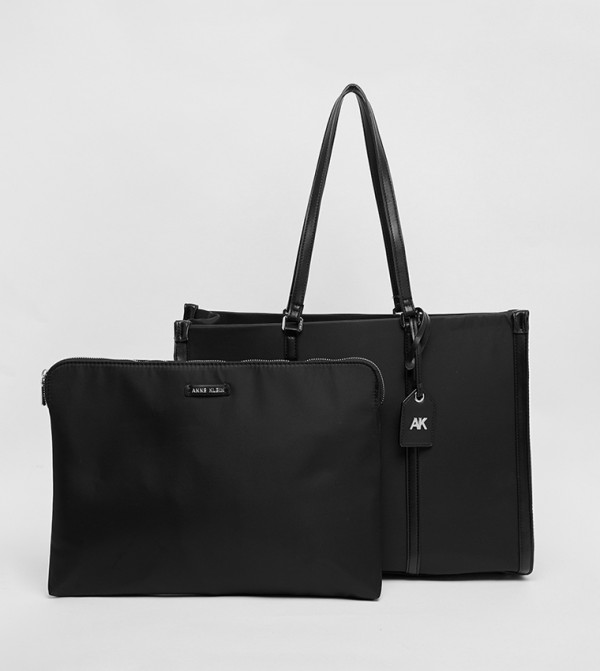 Textured Tote Bag Set