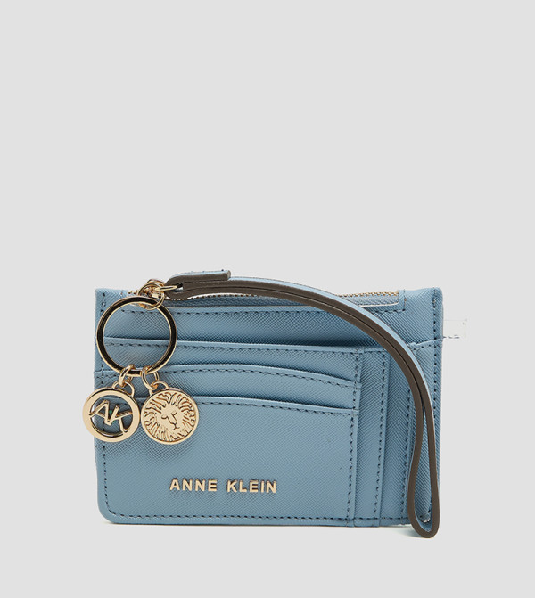 Logo Detail Zippered Wallet