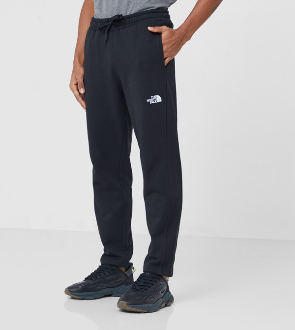 Big Logo Track Pants Black White Fm2620 
