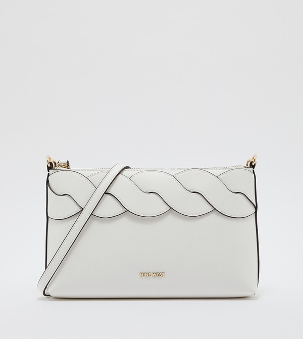 Buy Nine West Elsie Crossbody Top Zip Bag In White 6thStreet Kuwait