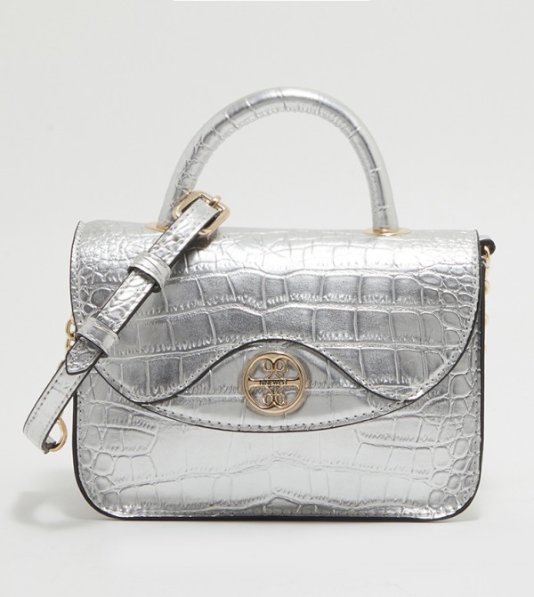 Geneva Mini Top Handle Textured Satchel Bag