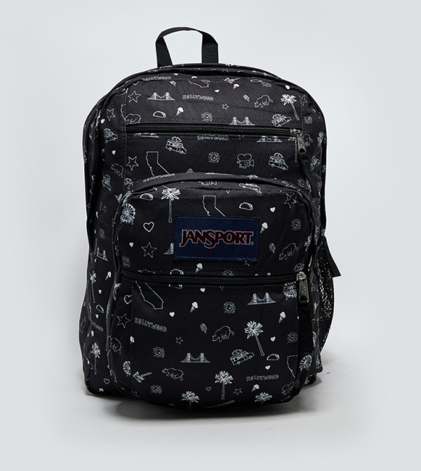 Printed Front Pocket Backpack