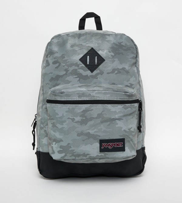 Camouflage Printed Front Pocket Backpack