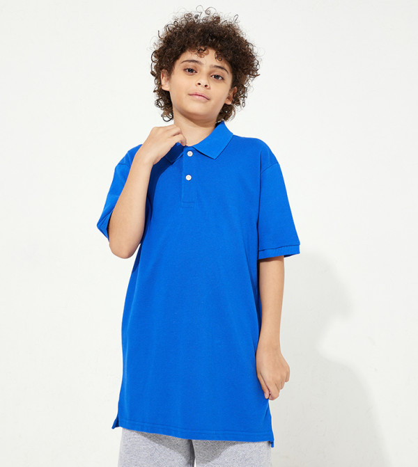 Boys Uniform Pique Polo T-Shirt