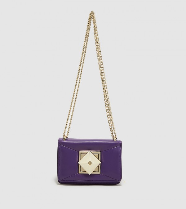 BRUNE Twist Lock Crossbody Bag