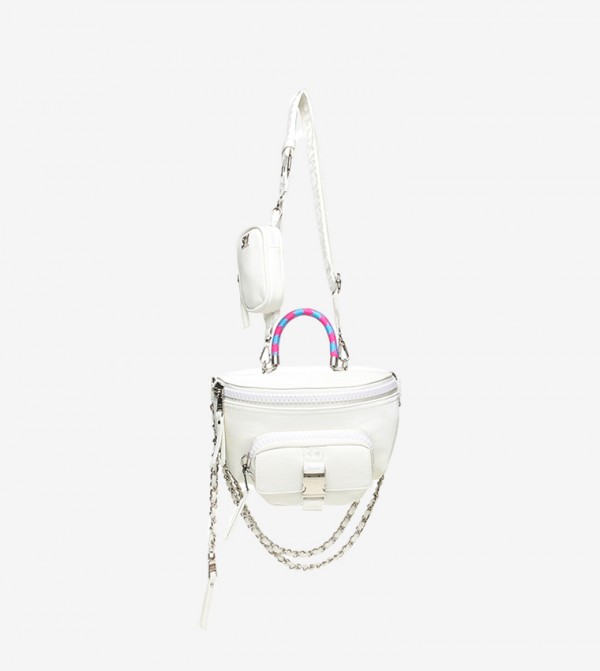 BTOUGH Chain Detail Crossbody Bag