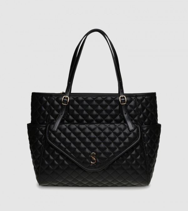 Buy Steve Madden BVIBRATO Quilted Tote Bag In Black | 6thStreet UAE