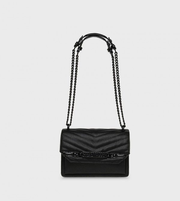 BSONIC Textured Logo Detail Crossbody Bag