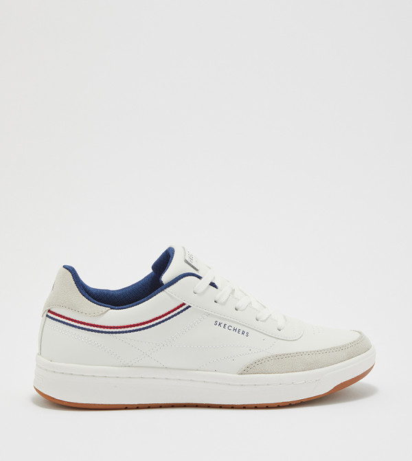 Buy Skechers Downtown Low Top Sneakers In White 6thStreet UAE