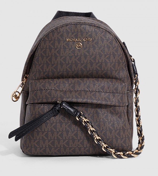 SLATER Monogram Patterned Backpack