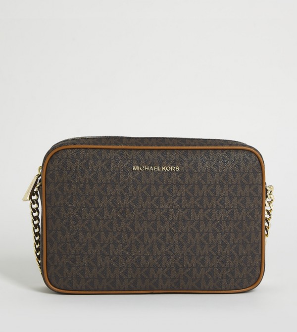 Monogram Patterned Camera Bag