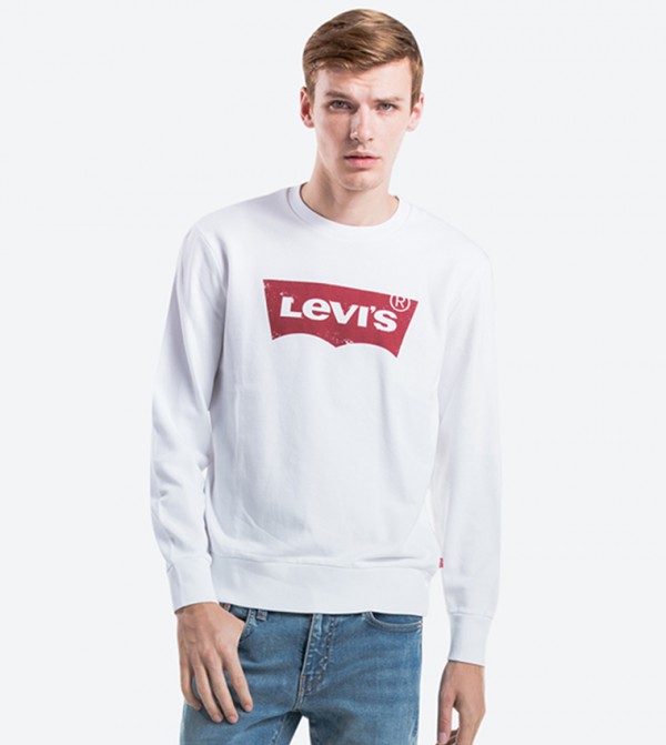 White 2024 levis sweater