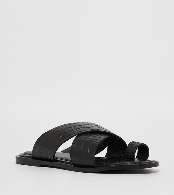 COCOA Textured Open Toe Sandals