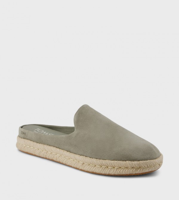 SANTIAGO Round Toe Mule Espadrilles