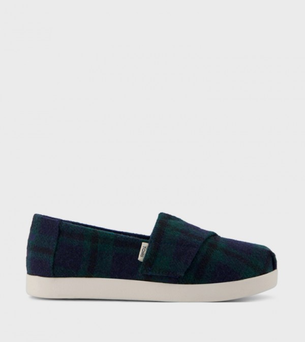 ACLASS Plaid Slip-On Casual Shoes