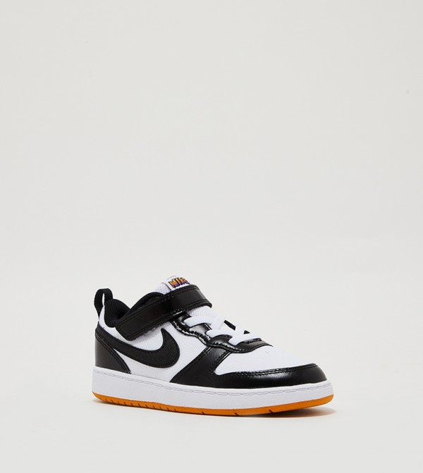 Court Borough Low 2 Velcro Strap Shoes