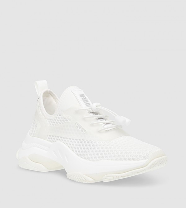 MASTERY Mesh Detail Lace-Up Sneakers