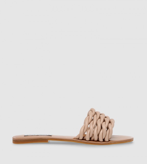 BECKEY Open Toe Flat Sandals