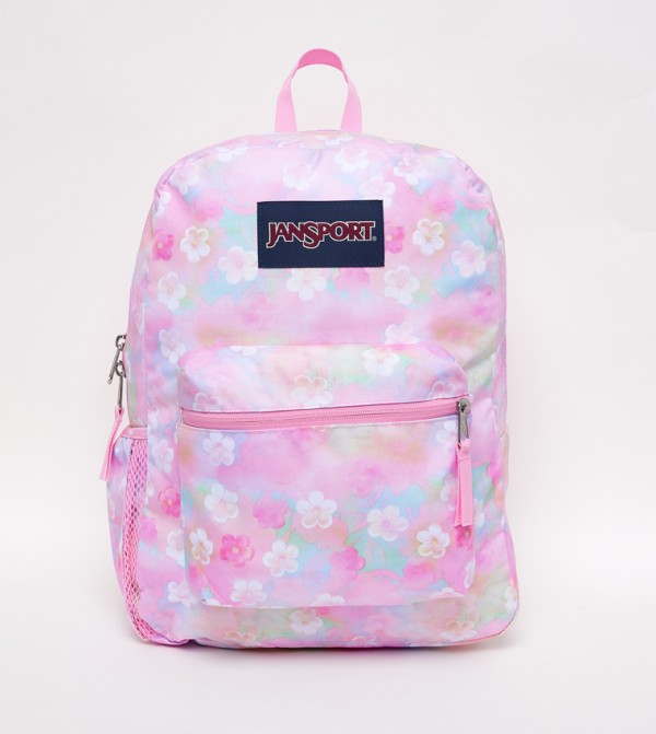 Floral Printed Front Pocket Backpack
